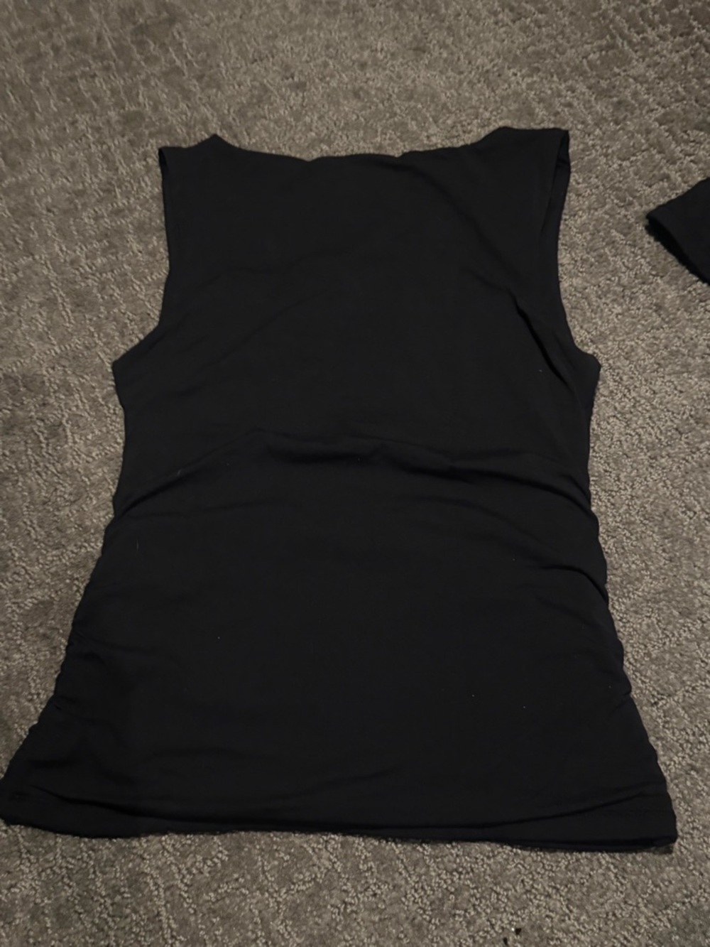 Women's Black Sleeveless Tank Top - Unbranded